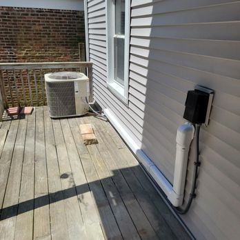 Mr C's Plumbing and Heating - New split system, relocated condenser and replaced line set - Plumbing Near Me Mr C's Plumbing and Heating - New split system, relocated condenser and replaced line set - Plumbing Near Me