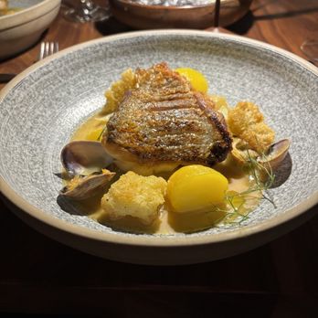 Wild Blue Restaurant + Bar - Rockfish with citrus lemon sauce - Seafood Near Me - Whistler, British Columbia Wild Blue Restaurant + Bar - Rockfish with citrus lemon sauce - Seafood Near Me - Whistler, British Columbia