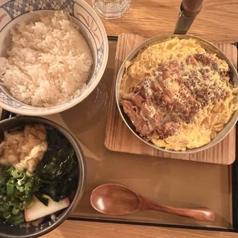 Udon Mugizo - Mountain View - Katsu Donburi with mini Udon - Japanese Near Me - Mountain View, California
