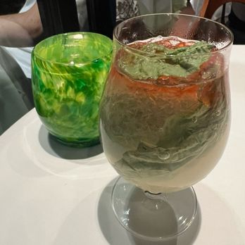 Polo Lounge - Basil drink - New American Near Me - Beverly Hills, California Polo Lounge - Basil drink - New American Near Me - Beverly Hills, California