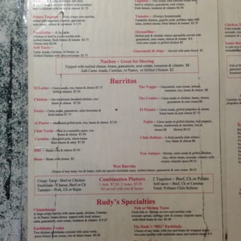 Rudy's - Menu - Mexican Near Me - Santa Barbara, California Rudy's - Menu - Mexican Near Me - Santa Barbara, California