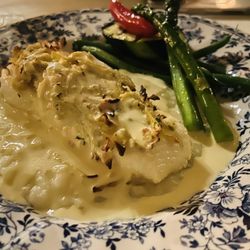 Laurier Catering Co - Halibut with artichoke and panko