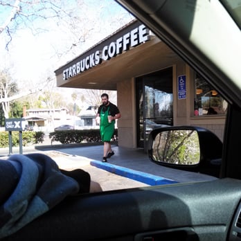 Starbucks - The barista bringing our drinks to the parking lot cause we got parked - Coffee & Tea Near Me - Modesto, California Starbucks - The barista bringing our drinks to the parking lot cause we got parked - Coffee & Tea Near Me - Modesto, California