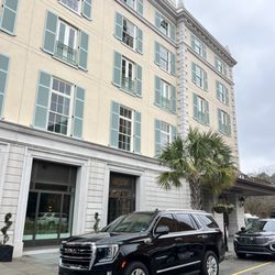 Compass Luxury Transportation - Morning pickups at The Bennett hotel.