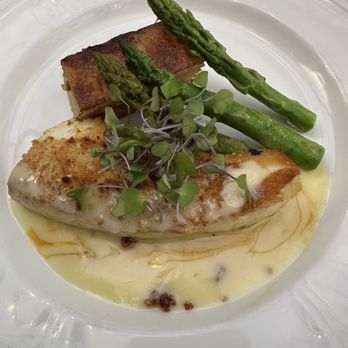 The Sardine Factory - Macadamia Nut-Crusted Chilean Sea Bass (5 stars) - Steakhouses Near Me - Monterey, California
