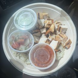 Chop-rito Chicken Bowl with Salsa Roja Gf