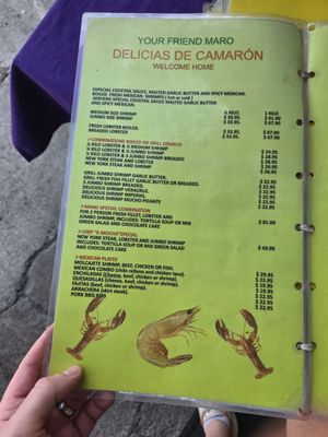 Menu photo 4 Maro's Shrimp House Cabo San Lucas, BCS