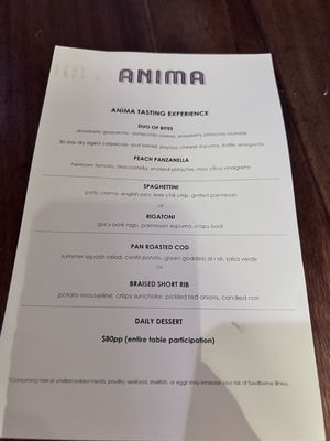 Menu photo 8 Anima by Edo Las Vegas, NV
