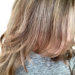 Blonde highlights by Mindy
