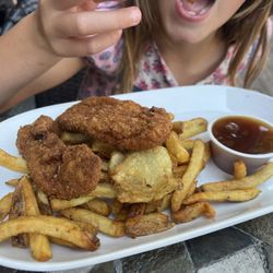 Two Eleven Main - Kids chicken tenders and fries