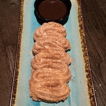 Odd Rabbit - mochi churro with choc sauce - Sushi Bars Near Me - Boulder, Colorado Odd Rabbit - mochi churro with choc sauce - Sushi Bars Near Me - Boulder, Colorado