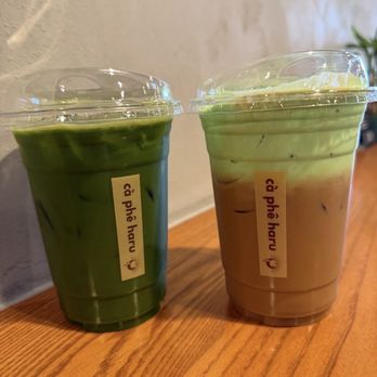 Ca Phe Haru - Double shot matcha and pandan coffee - Coffee & Tea Near Me - Elk Grove, California Ca Phe Haru - Double shot matcha and pandan coffee - Coffee & Tea Near Me - Elk Grove, California