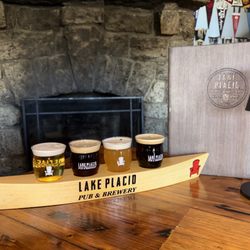 Lake Placid Pub & Brewery - Brew canoe sampler