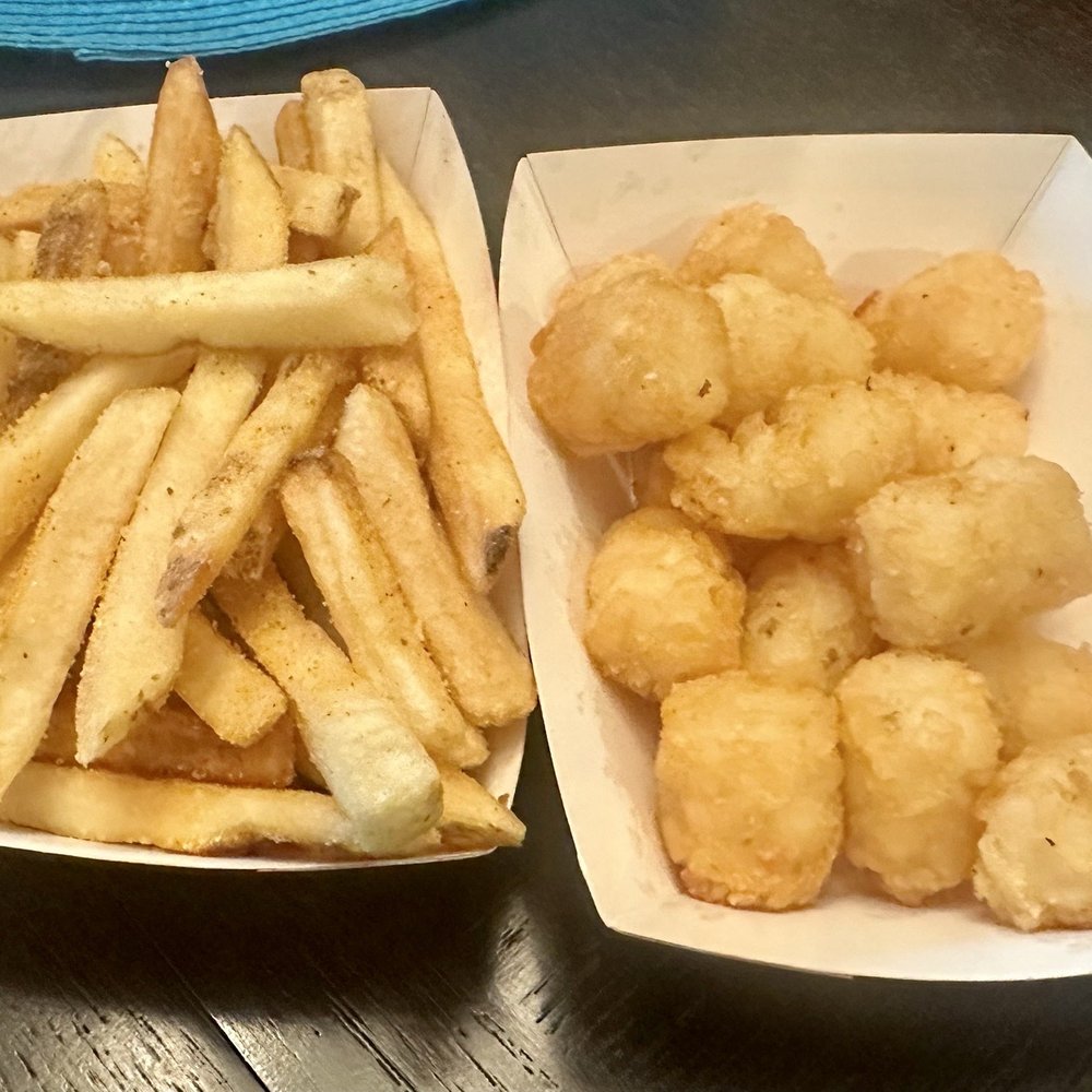 Wayback Burgers - Medium Seasoned Fries and Tater Tots - Burgers Near Me - Irving, Texas Wayback Burgers - Medium Seasoned Fries and Tater Tots - Burgers Near Me - Irving, Texas