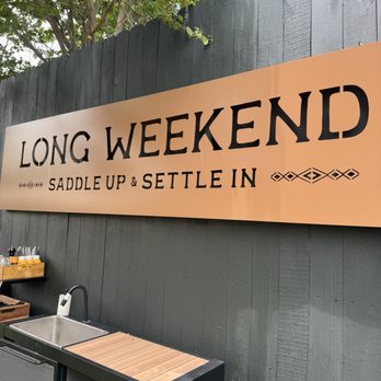 Long Weekend - New American Near Me - Houston, Texas