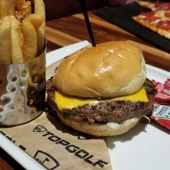Topgolf - Cheeseburger - New American Near Me - Fort Worth, Texas Topgolf - Cheeseburger - New American Near Me - Fort Worth, Texas
