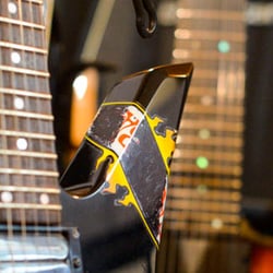 Ken Wilcox Guitar Lessons - My first guitar (and one of many in my studio): a Jackson Kelly. My dad gave this to me for Christmas when I was 13 years old.