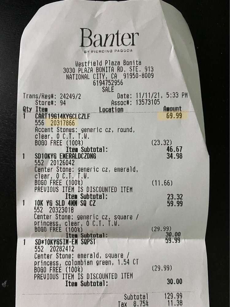 PIERCING PAGODA 25 Reviews 3030 Plaza Bonita Rd, National City, CA