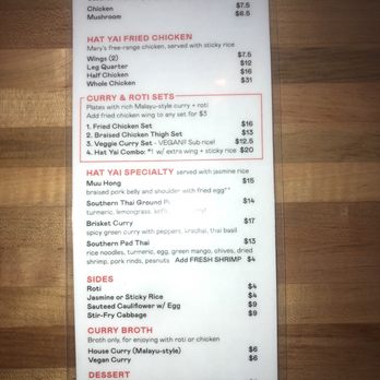 Hat Yai - menu - Thai Near Me - Portland, Oregon Hat Yai - menu - Thai Near Me - Portland, Oregon