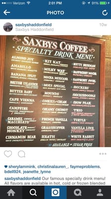Menu photo 3 Saxbys - Haddonfield Haddonfield, NJ