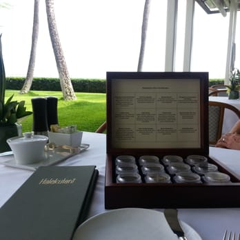Halekulani Afternoon Tea - Tea selection - Tea Rooms Near Me - Honolulu, Hawaii