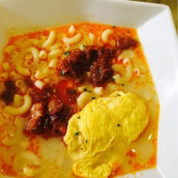 北海道牧場餐廳 - Breakfast macaroni set w/ spicy pork cubes