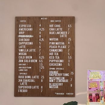 Coffee and Plants - Menu - Coffee & Tea Near Me - Pasadena, California
