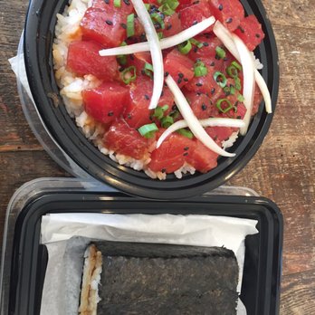 Ohana Island Kitchen - Poke bowl with a side of Spam Spam Musubi! - Hawaiian Near Me - Denver, Colorado Ohana Island Kitchen - Poke bowl with a side of Spam Spam Musubi! - Hawaiian Near Me - Denver, Colorado