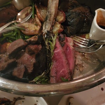 Artisan Restaurant - Perfectly cooked steak to our liking with some veggies. - Breakfast & Brunch Near Me - West Hartford, Connecticut