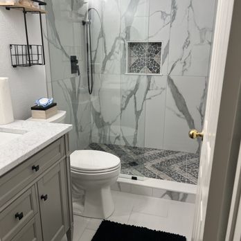 Freedom Contractors - Fully renovated guest bathroom - General Contractors Near Me Freedom Contractors - Fully renovated guest bathroom - General Contractors Near Me