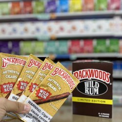 Okbah Shop - New wild rum backwoods now instock.