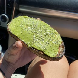 avocado toast extra toasted