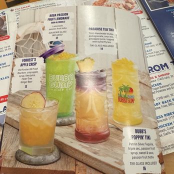 Bubba Gump Shrimp - Drink menu - Seafood Near Me - Anaheim, California Bubba Gump Shrimp - Drink menu - Seafood Near Me - Anaheim, California