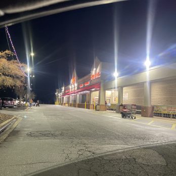 H Mart - Suwanee - a view of a parking lot at night - Grocery Near Me - Suwanee, Georgia