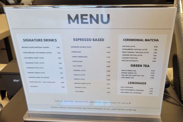 Menu photo 2 OnMe Cafe Ontario, CA Menu photo 2 OnMe Cafe Ontario, CA