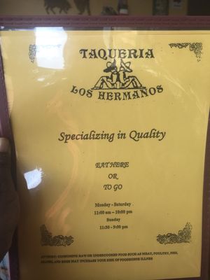 Menu photo 5 Taqueria Los Hermanos Tucker, GA Menu photo 5 Taqueria Los Hermanos Tucker, GA