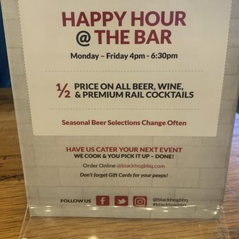 Black Hog BBQ - They do have a bar. - Barbeque Near Me - Frederick, Maryland