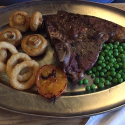 The Black Boy - T bone over cooked