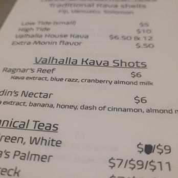 Valhalla Coffee & Kava Lounge - Had both of the Valhalla Kava Shots. Definitely loved Odin's Nectar. - Coffee & Tea Near Me - Sebastian, Florida Valhalla Coffee & Kava Lounge - Had both of the Valhalla Kava Shots. Definitely loved Odin's Nectar. - Coffee & Tea Near Me - Sebastian, Florida