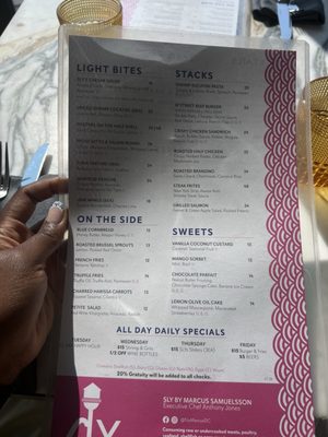 Menu photo 2 Sly Rooftop Bar Washington, DC, DC Menu photo 2 Sly Rooftop Bar Washington, DC, DC