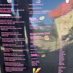 Krushin Magic - Menu