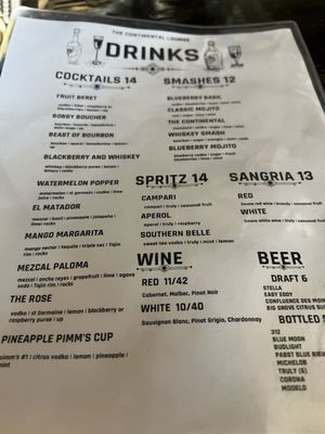 Menu photo 2 The Continental Des Moines, IA