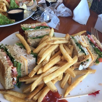 Dockside Waterfront Grill - Turkey Club Sandwich - Seafood Near Me - Venice, Florida