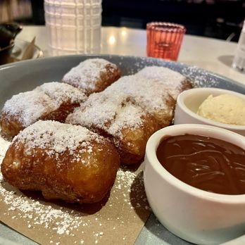 Buttermilk & Bourbon - Fresh Fried Beignets With Chocolate - Southern Near Me - Boston, Massachusetts