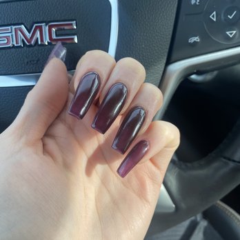 Nail Spa - Tapered Square new set - Nail Salons Near Me - Ferndale, Michigan