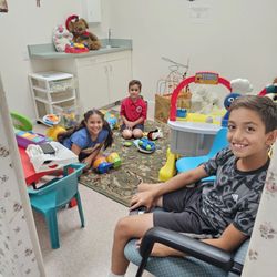Remona Dental Center - My kids in the playroom entertained while Dr. Joshua does dental work on mom & dad