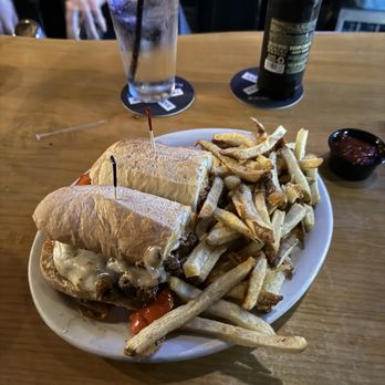 Train Wreck Bar - Cheesesteak - really good - Sports Bars Near Me - Burlington, Washington