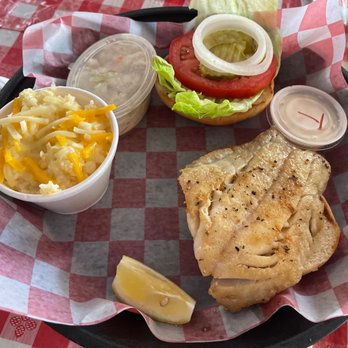 Big Bass Grill - Grouper Sandwich - Seafood Near Me - Lake Panasoffkee, Florida Big Bass Grill - Grouper Sandwich - Seafood Near Me - Lake Panasoffkee, Florida