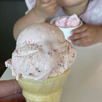 Fairway Creamery - strawberry matcha ice cream - Donuts Near Me - Fairway, Kansas
