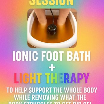Never Defeated - New Ionic Detox & Support sessions! 60 min Foot bath and Chromotherapy light therapy for 30 mins same time! - Nutritionists Near Me - Panama City Beach , Florida Never Defeated - New Ionic Detox & Support sessions! 60 min Foot bath and Chromotherapy light therapy for 30 mins same time! - Nutritionists Near Me - Panama City Beach , Florida